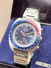 SEIKO POGUE PEPSI Automatik 6139-6002 Day/Date Sehr schöner Vintage Zustand
