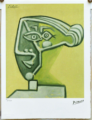 Pablo picasso frauenkopf - frauenkopf, "