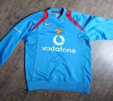 Manchester United Trainingssweatshirt Gr. M 2005-06 Nike Total 90 Vintage