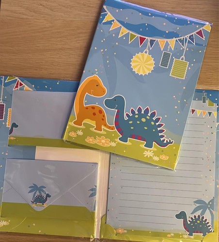 Dinos briefpapier set mappe - dinos,
