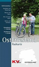 Ostfrieslandtouren: Radkarte 1:100.000 zu den Buch Kommunalverlag Tacken