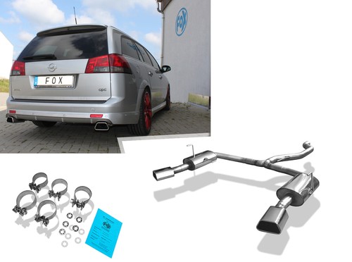 Fox sportauspuff opel - re-li,