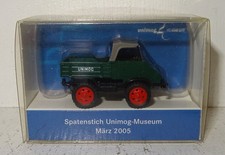 Wiking MB Unimog U411 Spatenstich Unimog-Museum März 2005 1:87 OVP (BS43)