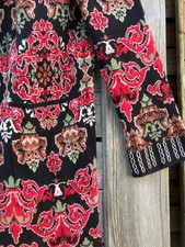 ❤️FAST NEU! DEERBERG Winter StrickMantel 100% Baumwolle M L XL 40 42 44+