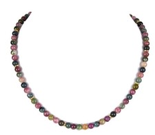 Turmalin Kette bunt -
