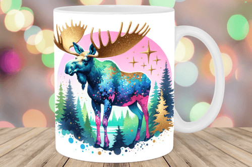 Kaffeetasse elch gold - elch,