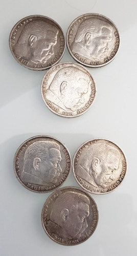 Reichsmark münzen - 5, reichsmark-münzen