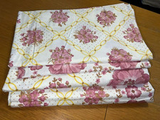 Bettwäsche vierteilig 155x200 78x75 Knopfleiste 100% Baumwolle Landhausstyle