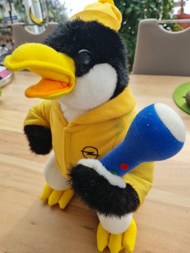 Opel pinguin stofftier - opel,