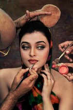 Steve McCurry Autogramm auf Foto Aishwarya Rai Indian Actress Bollywood