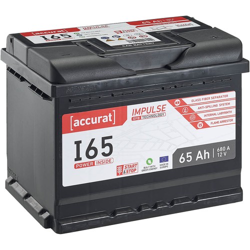 Efb batterie 12v 65ah - batterie, 680a