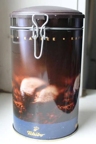 Blechdose tchibo kaffee - blechdose,