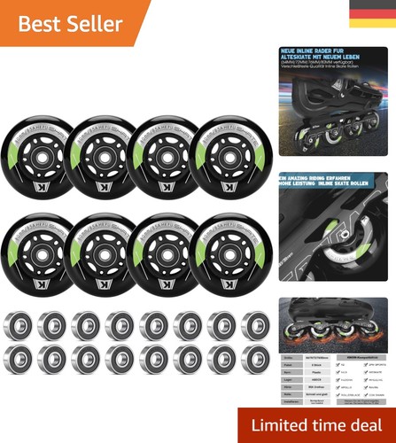 Inline skate rollen 80mm - inline,