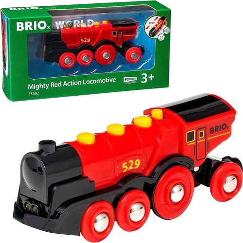 Brio mighty rote lokomotive - brio,