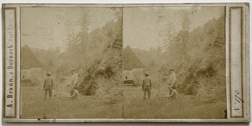 Landschaftsszene c1860 foto - landschaftsszene,