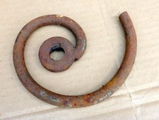 1x ORNAMENT Verzierung Eisen Zaun Geländer ? Treppe geschmiedet Schmiedeeisen -