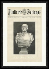 Professor Christian Roths Bismarck Büste Kunstausstellung  Faksimile_E 13625