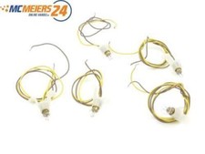 H0 N 5x Beleuchtung Beleuchtungssockel mit Glühbirne *geprüft* *Note 2-4*