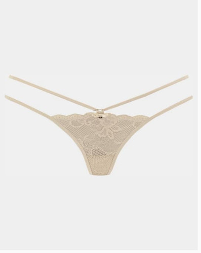 Lascana string beige - string, in
