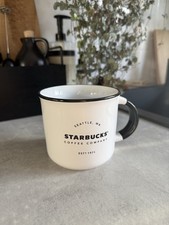 STARBUCKS ©2017 Sammeltasse Mug SEATTLE WA EST 1971 Blue Ring / blau weiss