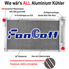 3 Reihig Aluminium kühler