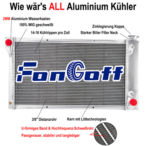 Reihig alu kühler für - reihig,