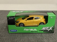 Welly Nex Renault Clio RS 1:60 1:64 Modellauto Diecast Gelb