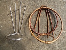 blumentopfhalter mit glasvase