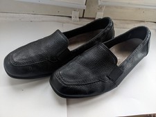 Damenschuhe Slipper Hirschleder Größe 43 schwarz Ulla Popken