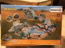 Schleich Wasserstelle Wild Life Safari Set 
