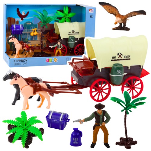 Cowboy set figuren - cowboy,
