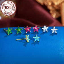 Schöne Vergoldete CZ Grün