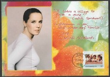 Österreich SOS Kinderdörfer Stempel Wien 12.12.2006 Desiree Nosbusch H.Gmeiner