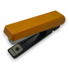 Vintage Edding H-10 Hefter Tacker Bürohefter 70er Retro Design in Orange Schwarz