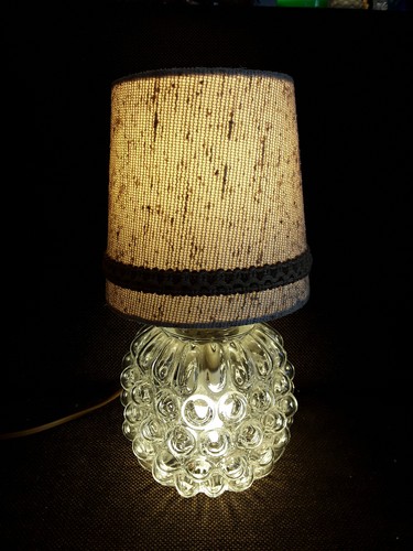 Tischlampe glasfuß bubbles - tischlampe,