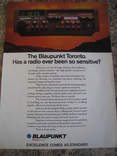 Blaupunkt toronto bosch group - blaupunkt,
