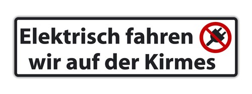 Aufkleber elektrisch fahren - aufkleber,