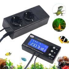 LCD PID Temperaturregler Thermo Thermostat für Aquarium Reptil Terrarium 220V DE