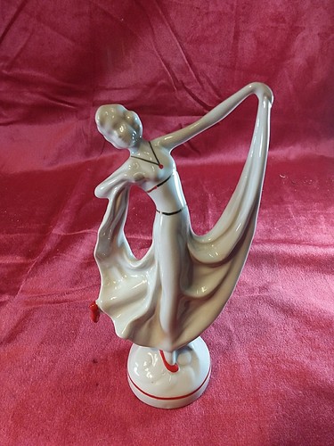 Art déco porzellan figur - art,