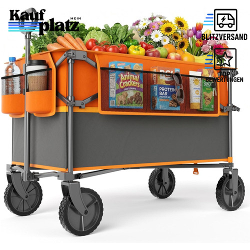 Bollerwagen faltbar 300l - faltbar, xxl