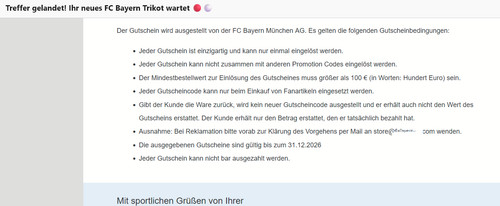 Bayern gutschein für ein - für,