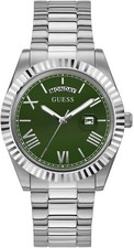 GUESS Quarzuhr Herren Armbanduhr CONNOISSEUR GW0265G10 Herrenuhr Edelstahl