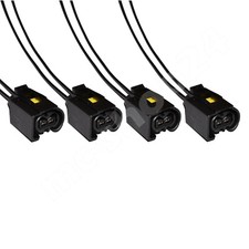 4x Stecker 2-polig
