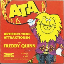 Zirkus  Circus - Programmheft ATA Wien 1977 mit Raubtierdressur aus der DDR
