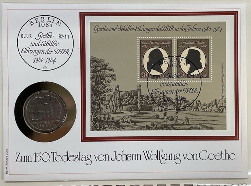 Ddr numisbrief mark - ddr,