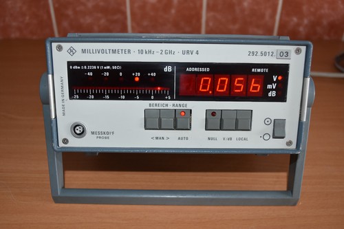 Rohde schwarz urv 4 - &,