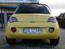 Ulter Sportauspuff Opel Adam 1.4l 95x65mm oval eingerollt mit Absorber