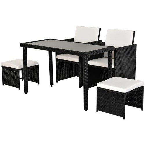 Outsunny polyrattan sitzgruppe - outsunny,