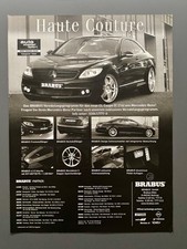 Brabus CL Coupe Mercedes Tuning C 216 S-Klasse 2006 Vintage Ad Werbung Reklame