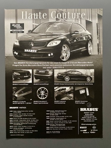 Brabus coupe mercedes - cl,